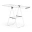 Artiss 2 Tier Clothes Rack Airer Foldable 139Cm White Carousel 1