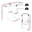 Artiss 2 Tier Clothes Rack Airer Foldable 139Cm White Carousel 2
