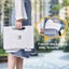 Foldable Laptop Stand - Heightening Bracket Multifunctional White Carousel 5