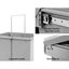 Cefito Pull Out Bin Kitchen Double Basket 2X20l Grey Carousel 6