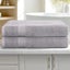 2 Pack Bath Sheets Set Cotton Extra Large Towel Grey Carousel 6