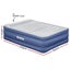 Bestway Air Mattress Queen Inflatable Bed 61Cm Airbed Blue Carousel 2