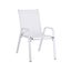 Gardeon 4Pc Outdoor Dining Chairs Stackable Lounge Patio Furniture White Carousel 3