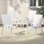 Gardeon 4Pc Outdoor Dining Chairs Stackable Lounge Patio Furniture White Carousel 6
