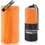 Elosung 2 Piece Orange Quick Dry Microfiber Sports Towel With Travel Case Compac Carousel 1