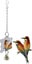 10pcs Wooden Bird Toy Parrot Cage Mirror Ladder Chewing Swing Toys Carousel 4