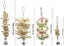 7pcs Wooden Bird Toy Parrot Cage Hammock Chewing Swing Toys Carousel 4