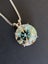Green Moissanite Pendant & Chain in solid 925 Silver Carousel 4