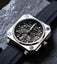 Automatic Watch for Men Skeleton Dial Mechanical Watch MW88BB-1 Carousel 1