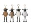 AUSTRALIAN SHEPHERD(R) Fluffy Sheepskin Wool Sheep Keyrings Carousel 2