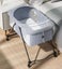 Luna Portable Compact Folding Baby Bassinet with Canopy and Locking Wheels Carousel 3