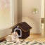 Cat Bed Cave for Indoor Cats & Small Dogs, Washable & Foldable - Polar Flee Carousel 4