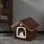 Cat Bed Cave for Indoor Cats & Small Dogs, Washable & Foldable - Polar Flee Carousel 5
