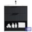 Fremont Floor Vanity with Arc Top 800mm - Matte Black Carousel 1
