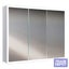 LED Mirror Cabinet 1200mm - White Carousel 1