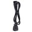 Dynamix C-IEC16A-2 16A IEC C20 to C19 Power Extension Cord - 2m - Black 1.5mm2 Carousel 3