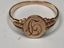 Tiny Edwardian 10CT gold ring (Monogramed) Carousel 3