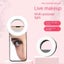 Ring Light Selfie Stick LED Clip-on Rechargeable Carousel 5