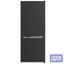 Vogue 595mm BMF Fridge Freezer 304L Black Stainless Steel 3 Star Carousel 1
