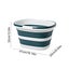 Collapsible Plastic Bucket, Foldable Mop Bucket Laundry Basket with Handle, Carousel 4