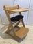 Mocha high chair with tray Carousel 1