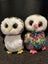 Two large Owl Tys- one with tags Carousel 1