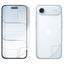 2 Set Soft PET Film Screen Protector for Apple iPhone 17 AIR Front and Back Bulk Carousel 1