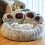 Fluffy Plush Dog Bed Large Small Pet Bed Sofa for Cats Puppy Carousel 4