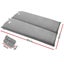 Weisshorn Self Inflating Mattress Camping Sleeping Air Bed Double Set Grey Carousel 2
