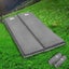 Weisshorn Self Inflating Mattress Camping Sleeping Air Bed Double Set Grey Carousel 6