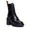 Dr Martens Chesney Hardware Flare Heeled Boot Black Carousel 1