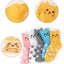 5 Pairs Women Cat Socks Funny Animal Socks Funny Casual Birthday Socks Christmas Carousel 2