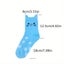 5 Pairs Women Cat Socks Funny Animal Socks Funny Casual Birthday Socks Christmas Carousel 11