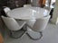 2265 AWESOME 6 PIECE MARBLE LOOK TOP DINING SUITE Carousel 1