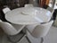 2265 AWESOME 6 PIECE MARBLE LOOK TOP DINING SUITE Carousel 8