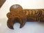 MAORI CARVED LARGE PATU . INLAID PAUA Carousel 5