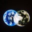 USB Powered Aluminum Moon and Earth Projection Lamp Carousel 15