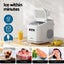 Devanti Ice Maker Machine Portable 12Kg Countertop W/Self Cleaning 1.3L White Carousel 4