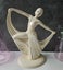 Art Deco Dancer. Pearlescence Glaze. Chalkware or Bonded Marble. Carousel 3