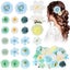 21PCS Flowers Hair Clip for Women and Girls Rose Hair Clips Boho Hair Barre Carousel 1