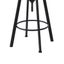 Levede Industrial Adjustable Swivel Bar Stools With Back Wood Counter Chairs x1 Carousel 7