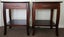 Halifax Bedside Table x 2 - Dark Cherry Wood Carousel 1