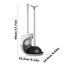 Heavy Duty Toilet Plunger and Brush Combo Set with Stand, 2-in-1 Bathroom C Carousel 2