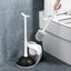 Heavy Duty Toilet Plunger and Brush Combo Set with Stand, 2-in-1 Bathroom C Carousel 4