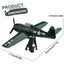 Diy 3D Metal Puzzle Kit For Teens Grumman F6F Hellcat Carousel 2