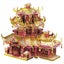 Chinese Ancient Buildings 3D Metal Puzzle Kit For Home Decor Carousel 7