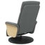 Massage Recliner Chair With Footrest Dark Grey Fabric Tplpta Carousel 5