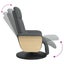 Massage Recliner Chair With Footrest Dark Grey Fabric Tplpta Carousel 6