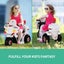 Rigo Kids Electric Ride On Police Motorcycle Motorbike 6V Battery White Carousel 3