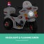 Rigo Kids Electric Ride On Police Motorcycle Motorbike 6V Battery White Carousel 4